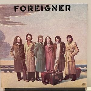 Foreigner vintage vinyl album, featuring “Feels Like The First Time.”